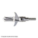 Swhacker Levi Morgan #264 STEEL Broadheads (Deep Six)