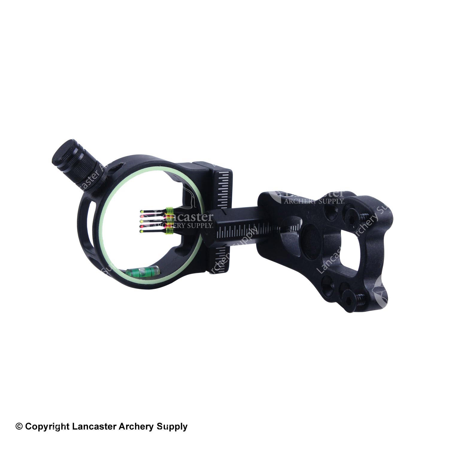 The front side of the sight with a scope housing and a simple bolt on bracket.
