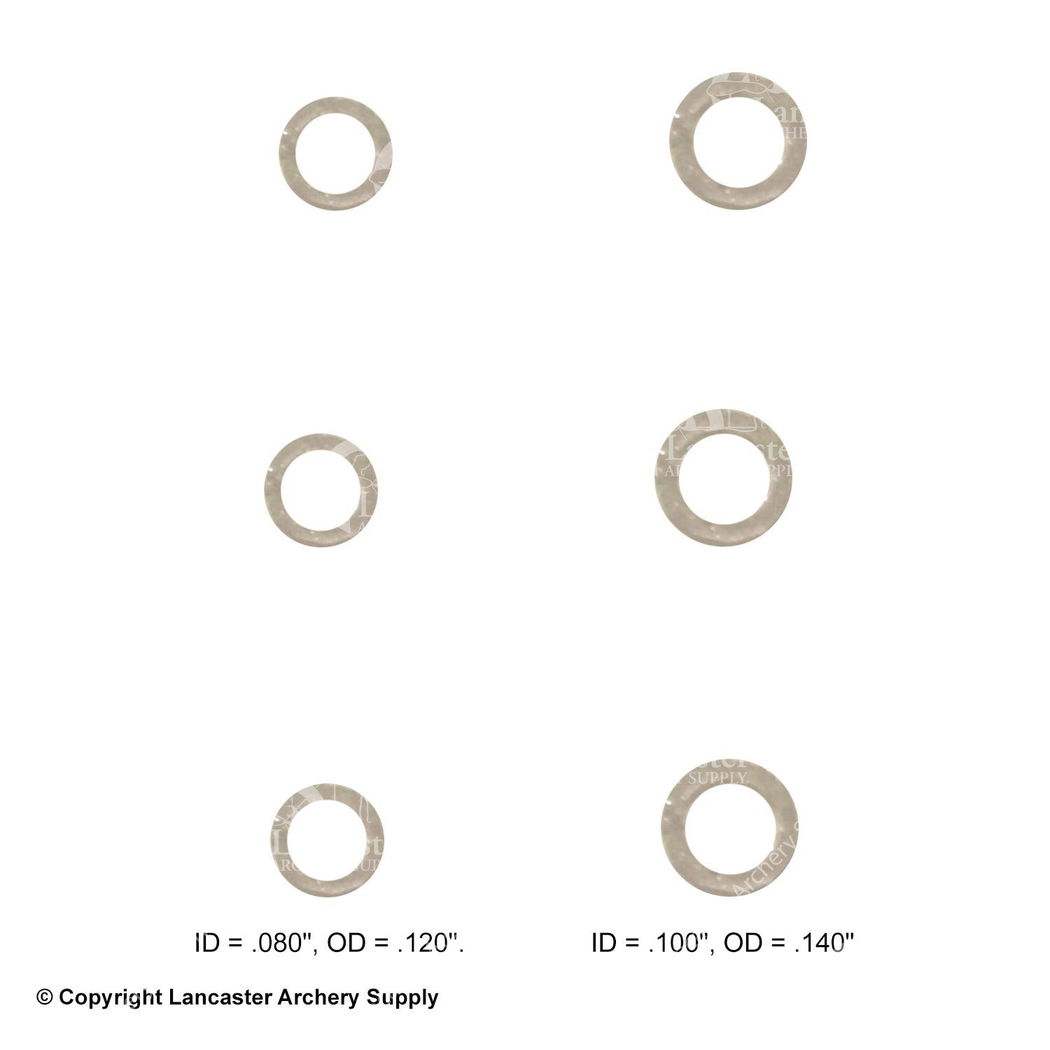 Precision Archery Reticles 3D Ring Lens Decals