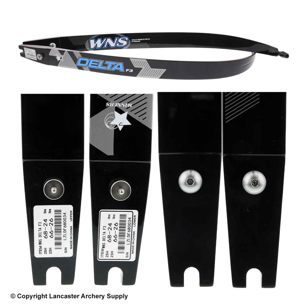 WNS Delta F3 Fiber Recurve Limbs (Open Box X1033543)