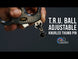 T.R.U. Ball Adjustable Knurled Thumb Pin